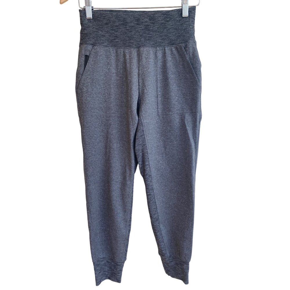 Athleta Venice High Rise Jogger Pants Heather Gray XS Casual - Picture 2 of 14